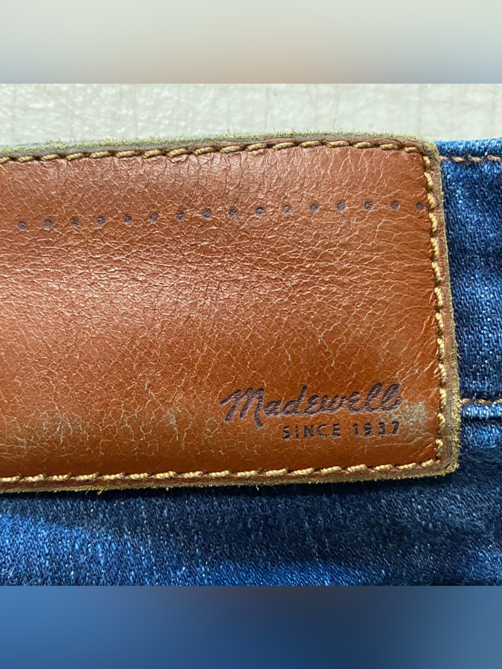 Madewell Dark Blue Skinny Jeans - Picture 8 of 12
